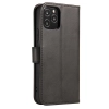 Magnet Case elegancki futerał etui pokrowiec z klapką i funkcją podstawki Honor Magic3 czarny