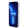 Etui Guess Metal Outline MagSafe na iPhone 14 Plus - niebieskie