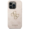 Etui Guess 4G Big Metal Logo na iPhone 14 Pro - różowe