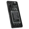 Etui Spigen Ultra Hybrid na Sony Xperia 5 V - ciemnoszare (wzór Zero One)