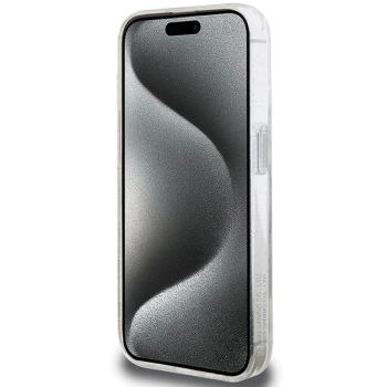 Etui Karl Lagerfeld Ring Stand Karl Head MagSafe do iPhone 15 - białe