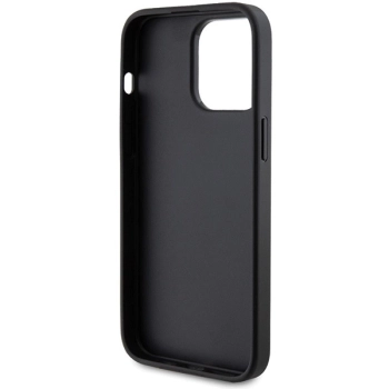 Etui Guess 4G Metal Gold Logo na iPhone 15 Pro Max - szare