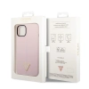 Etui Guess Silicone Triangle na iPhone 14 Plus - fioletowe