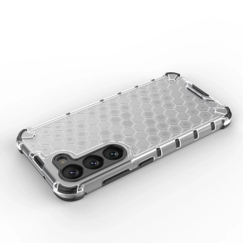 Honeycomb etui do Samsung Galaxy S23 pancerny hybrydowy pokrowiec przezroczyste