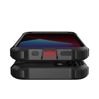 Hybrid Armor pancerne hybrydowe etui pokrowiec iPhone 12 Pro Max czarny