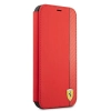 Etui Ferrari On Track Carbon Stripe na iPhone 13 Pro / iPhone 13 - czerwone
