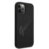 Etui Guess Script Vintage na iPhone 12 / 12 Pro - czarne