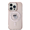 Etui Karl Lagerfeld IML Choupette MagSafe na iPhone 14 Pro - różowe