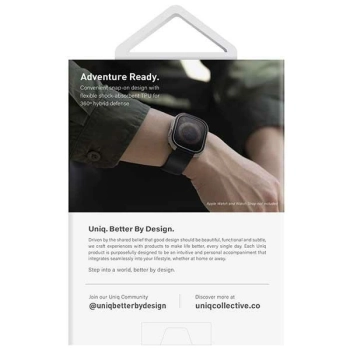 Etui UNIQ Valencia na Apple Watch Ultra 49 mm - srebrne