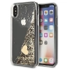 Etui Guess Glitter Charms na iPhone X / Xs - złote