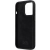 Etui Karl Lagerfeld Silicone Ikonik Metal Pin na iPhone 14 Pro - czarne