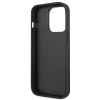 Etui Ferrari Leather Stamp Sides na iPhone 14 Pro - czarne