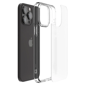 Etui Spigen Ultra Hybrid na iPhone 15 Pro - przezroczysto-matowe