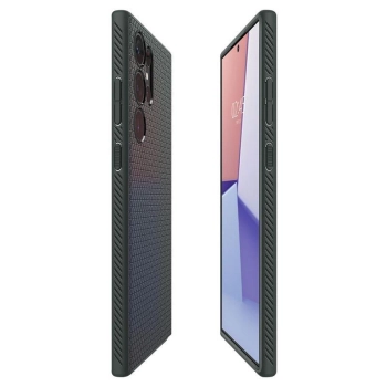 Etui Spigen Liquid Air na Samsung Galaxy S23 Ultra - ciemnozielone