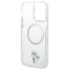 Etui Karl Lagerfeld Iconic Karl&Choupette Magsafe na iPhone 13 Pro Max - przezroczyste