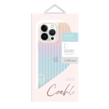 Etui Uniq Coehl Linear na iPhone 14 Pro Max - opalizujące