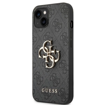 Etui Guess 4G Big Metal Logo na iPhone 14 Plus - szare