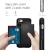 Etui Spigen Slim Armor CS na iPhone 7 / 8 / SE 2020 / SE 2022 - czarne