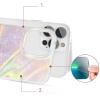 Kingxbar Shell Series luksusowe eleganckie etui na iPhone 13 Pro perłowy-różowy