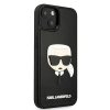 Etui Karl Lagerfeld 3D Rubber Karl's Head na iPhone 13 mini - czarne