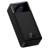 Baseus Bipow powerbank z szybkim ładowaniem 30000mAh 20W czarny (Overseas Edition) + kabel USB-A - Micro USB 0.25m czarny (PPBD050401)