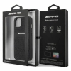 Etui AMG Leather Curved Lines na iPhone 13 - czarne