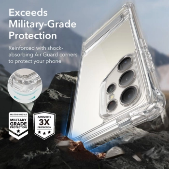 Etui ESR Armor Kickstand na Samsung Galaxy S24 Ultra - przezroczyste