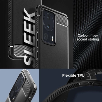 Etui Spigen Rugged Armor na Xiaomi 13 Lite - czarny mat