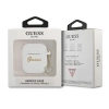 Etui Guess Silicone Charm Heart Collection na AirPods 1/2 - białe