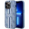 Etui Guess 4G Printed Stripes MagSafe na iPhone 14 Pro Max - niebieskie