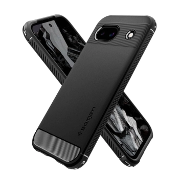 Etui Spigen Rugged Armor na Google Pixel 8A - czarny mat