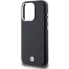 Etui BMW Signature Wrapped Metal MagSafe na iPhone 15 Pro - czarne