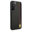 Etui Ferrari On Track Carbon Stripe na Samsung Galaxy S22+ - czarne