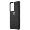 Etui Ferrari Off Track Quilted na Samsung Galaxy S21 Ultra - czarne