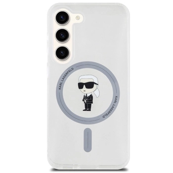 Etui Karl Lagerfeld IML Ikonik MagSafe na Samsung Galaxy S24 - przezroczyste