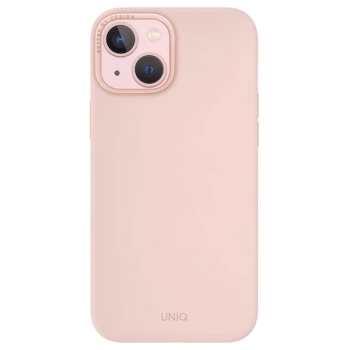 Etui UNIQ Lino Hue Magclick Charging do iPhone 15 - różowe