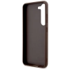 Etui Guess 4G Big Metal Logo na Samsung Galaxy S24 - brązowe