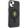 Etui Ferrari Translucent MagSafe na iPhone 14 Plus - czarne