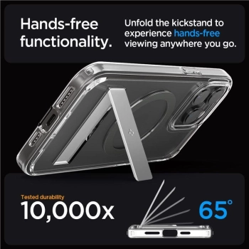 Spigen Ultra Hybrid S MagSafe, graphite - iPhone 15 Pro