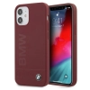 Etui BMW Silicone Signature Logo na iPhone 12 mini - czerwone