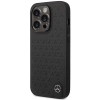 Etui Mercedes Leather Stars Pattern na iPhone 14 Pro - czarne