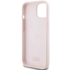 Etui Karl Lagerfeld Silicone Karl Script na iPhone 15 - różowe