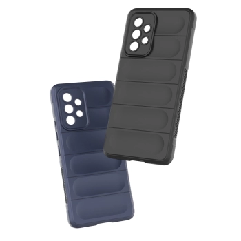 Magic Shield Case etui do Samsung Galaxy A53 5G elastyczny pancerny pokrowiec ciemnoniebieski