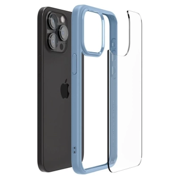 Etui Spigen Ultra Hybrid na iPhone 15 Pro Max - jasnoniebieskie