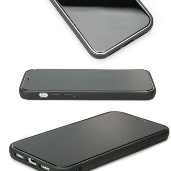 Etui z drewna i żywicy na iPhone 12/12 Pro Bewood Unique Vegas - różowo-niebieskie