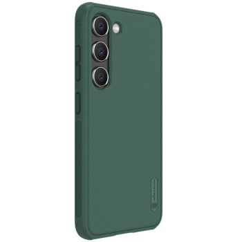 Nillkin Super Frosted Shield Pro etui Samsung Galaxy S23+ pancerny pokrowiec + podstawka na telefon zielone