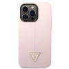 Etui Guess Silicone Triangle na iPhone 14 Pro Max - fioletowe