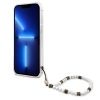 Etui Guess White Pearl na iPhone 13 mini - przezroczyste