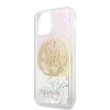 Etui Guess Gradient Liquid Glitter Circle Logo na iPhone 11 Pro Max - przezroczyste