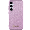Etui Guess Glitter Script na Samsung Galaxy S24+ - fioletowe